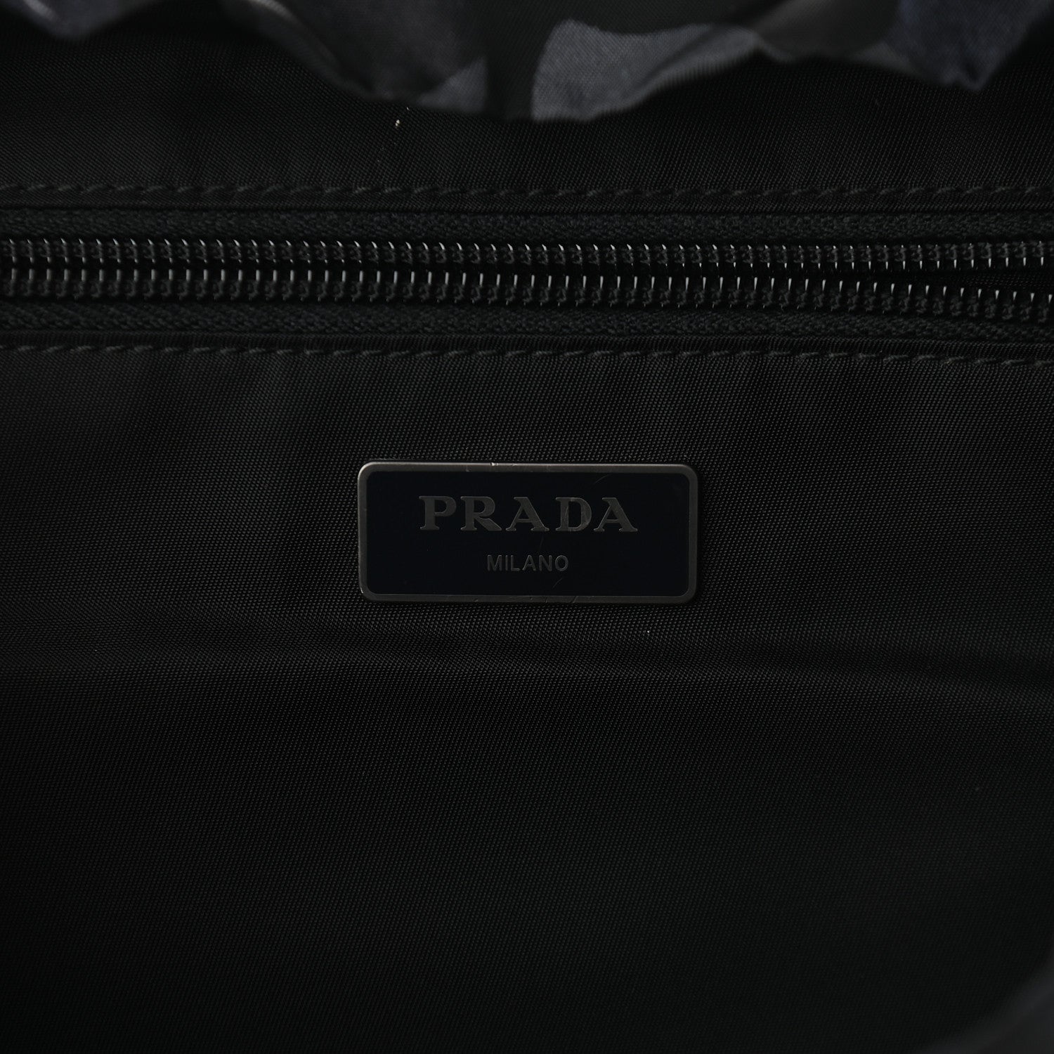 Prada Tessuto Nylon Camouflage Print Double Buckle Backpack Fumo 5 of 9