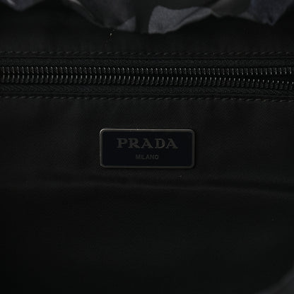 Prada Tessuto Nylon Camouflage Print Double Buckle Backpack Fumo 5 of 9