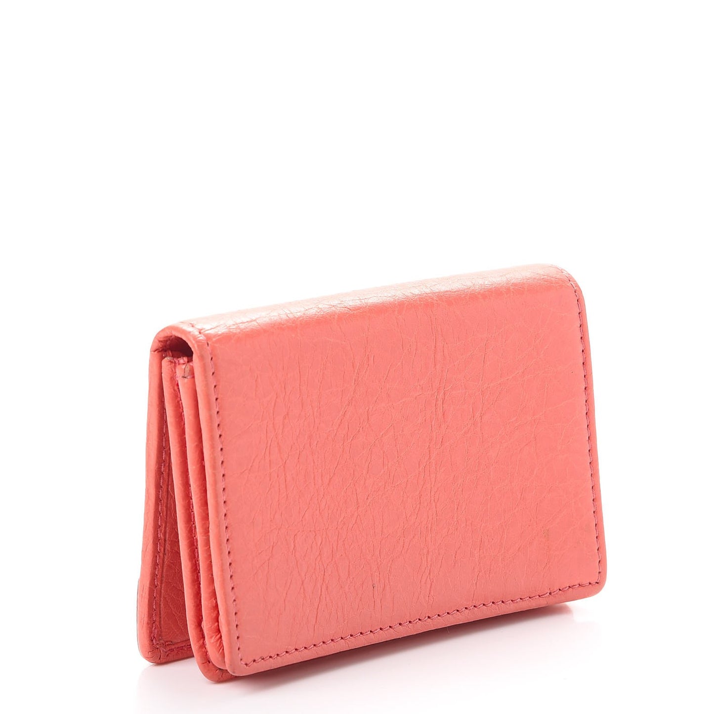 Agneau Classic Hardware Card Case Rose Azalee