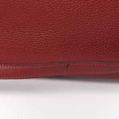 Hermes Taurillon Clemence Bolide 31 Rouge Garance 13 of 16