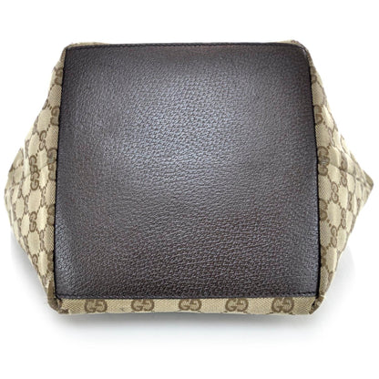 Gucci GG Monogram Small Web Handle Bucket Tote 5 of 9