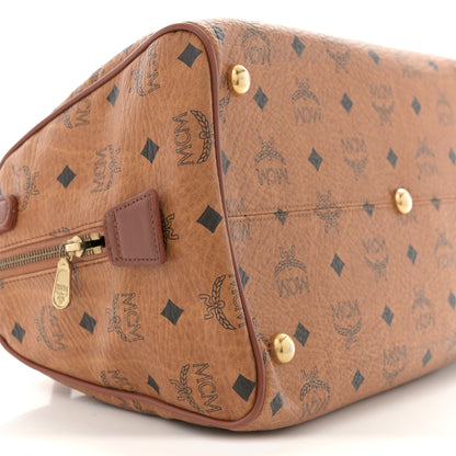 MCM Visetos Essential Boston Bag Cognac 8 of 12