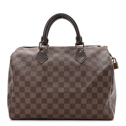 Louis Vuitton Damier Ebene Speedy 30 1 of 15