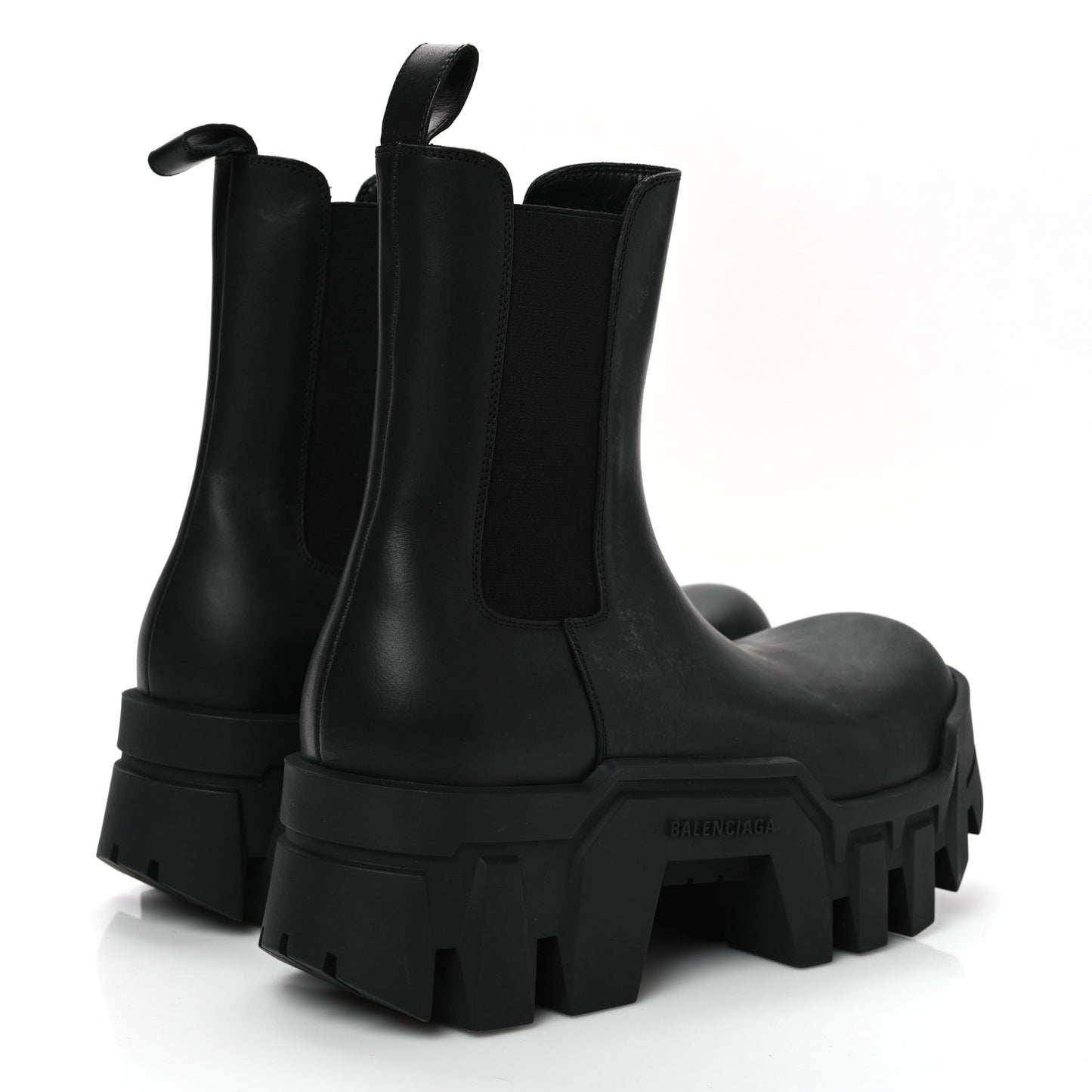 Smooth Calfskin Bulldozer Chelsea Boots 40 Black