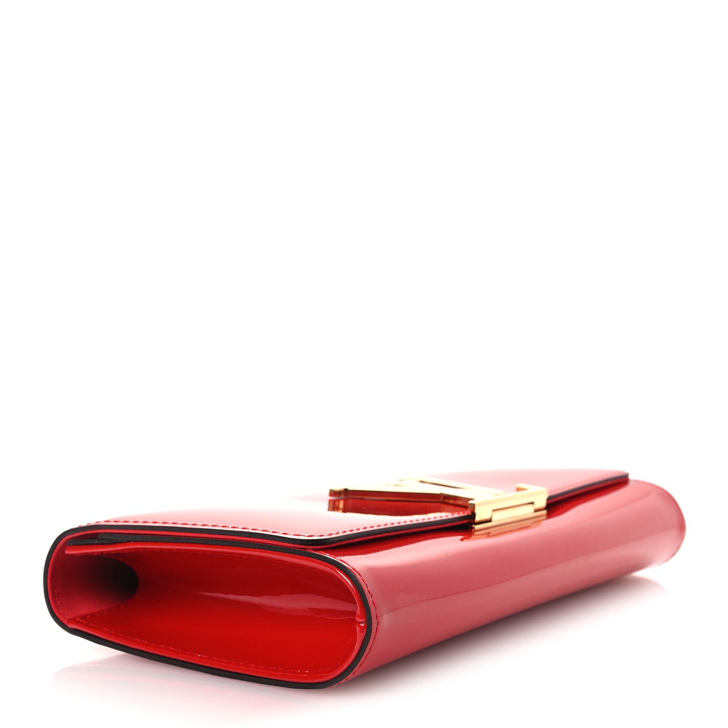 Patent Louise Clutch Cherry