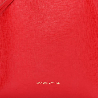 Mansur Gavriel Calfskin Mini Mini Bucket Bag Flamma 8 of 10