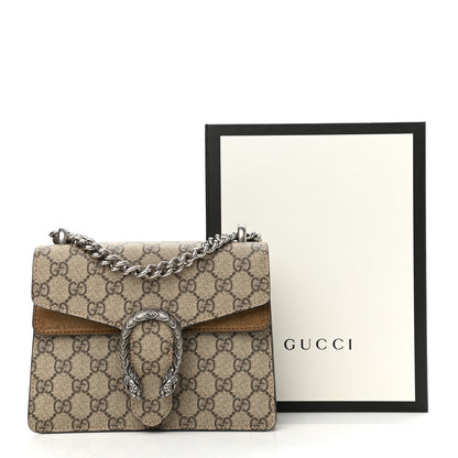 Gucci GG Supreme Monogram Mini Dionysus Shoulder Bag Taupe 12 of 12