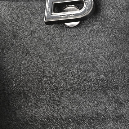 Balenciaga Metallic Textured Calfskin Hourglass Top Handle Bag XS Silver 13 of 14