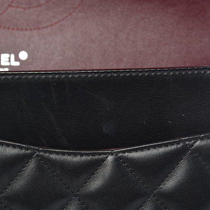 Chanel Lambskin Quilted Jumbo Double Flap Black 15 of 18