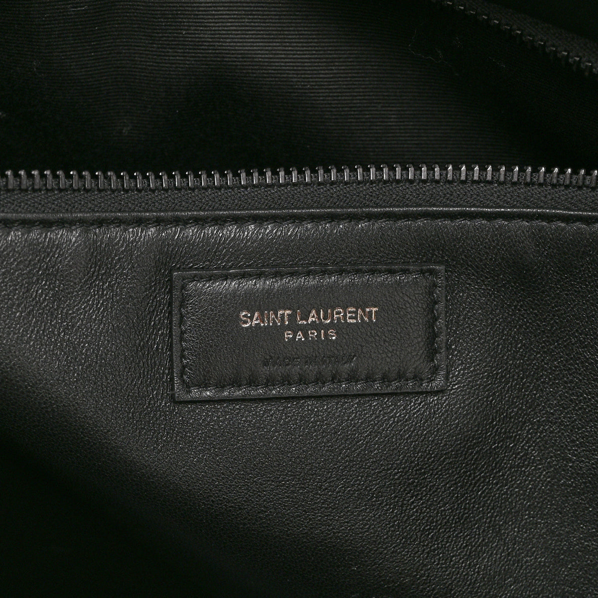 Saint Laurent Lambskin Wide Puffer Tote Black 6 of 10