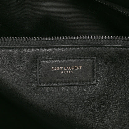 Saint Laurent Lambskin Wide Puffer Tote Black 6 of 10