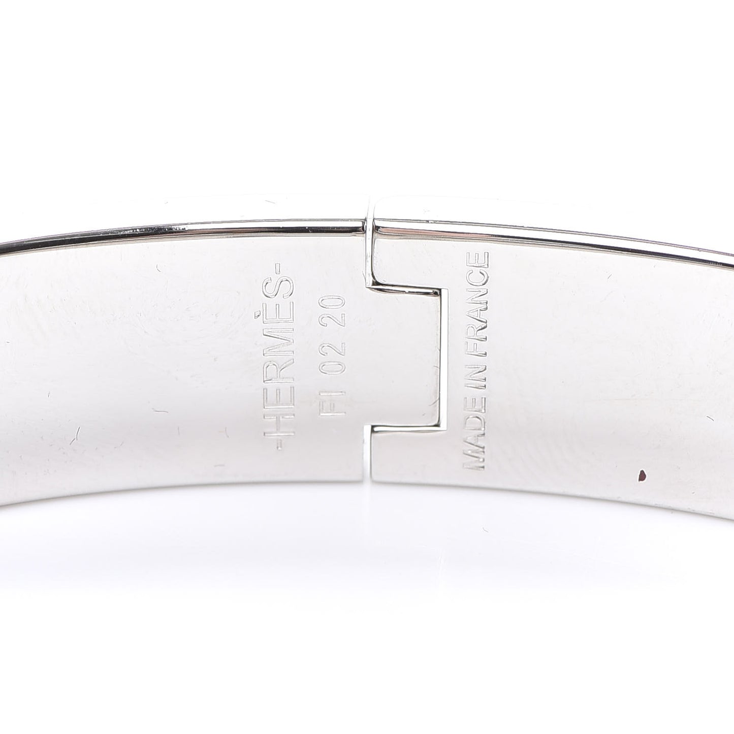 Enamel Printed Narrow Couvertures et Tenues de Jour Clic Clac H Bracelet PM Color Patch