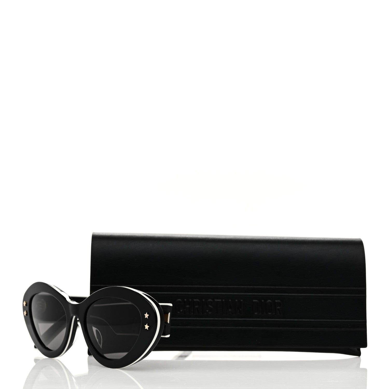 Christian Dior Acetate DiorPacific B1U Butterfly Sunglasses Black