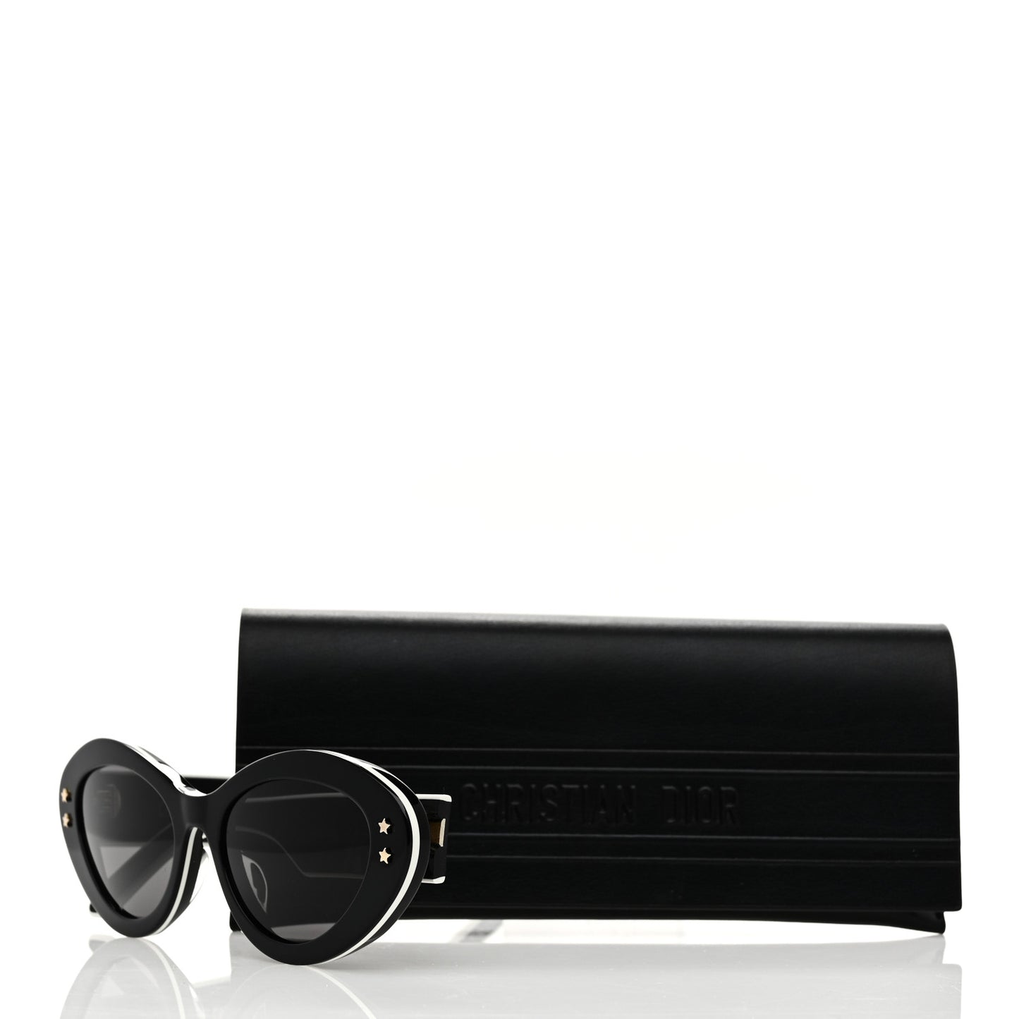 Acetate DiorPacific B1U Butterfly Sunglasses Black