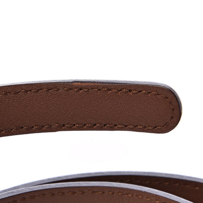 Gucci Calfskin Horsebit Skinny Belt 90 36 Brown 5 of 7