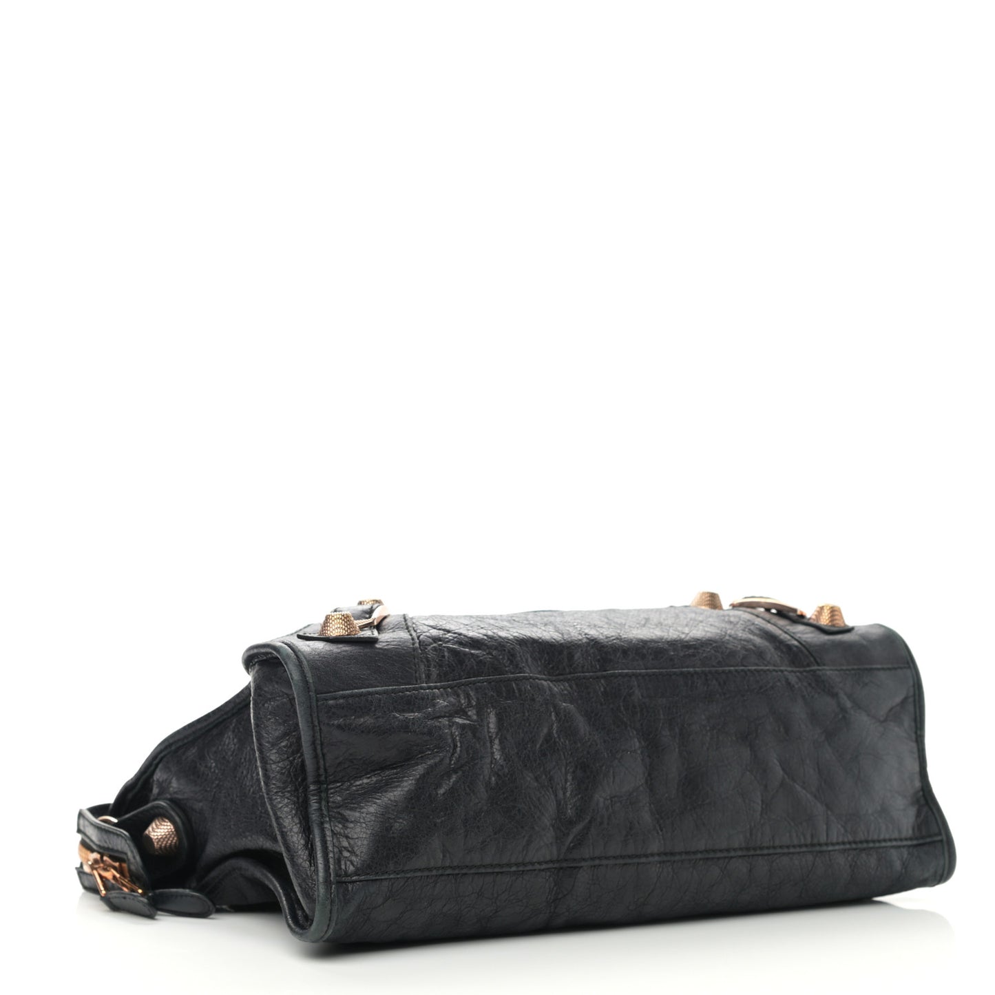 Agneau Giant 21 Rose Gold Hardware City Black