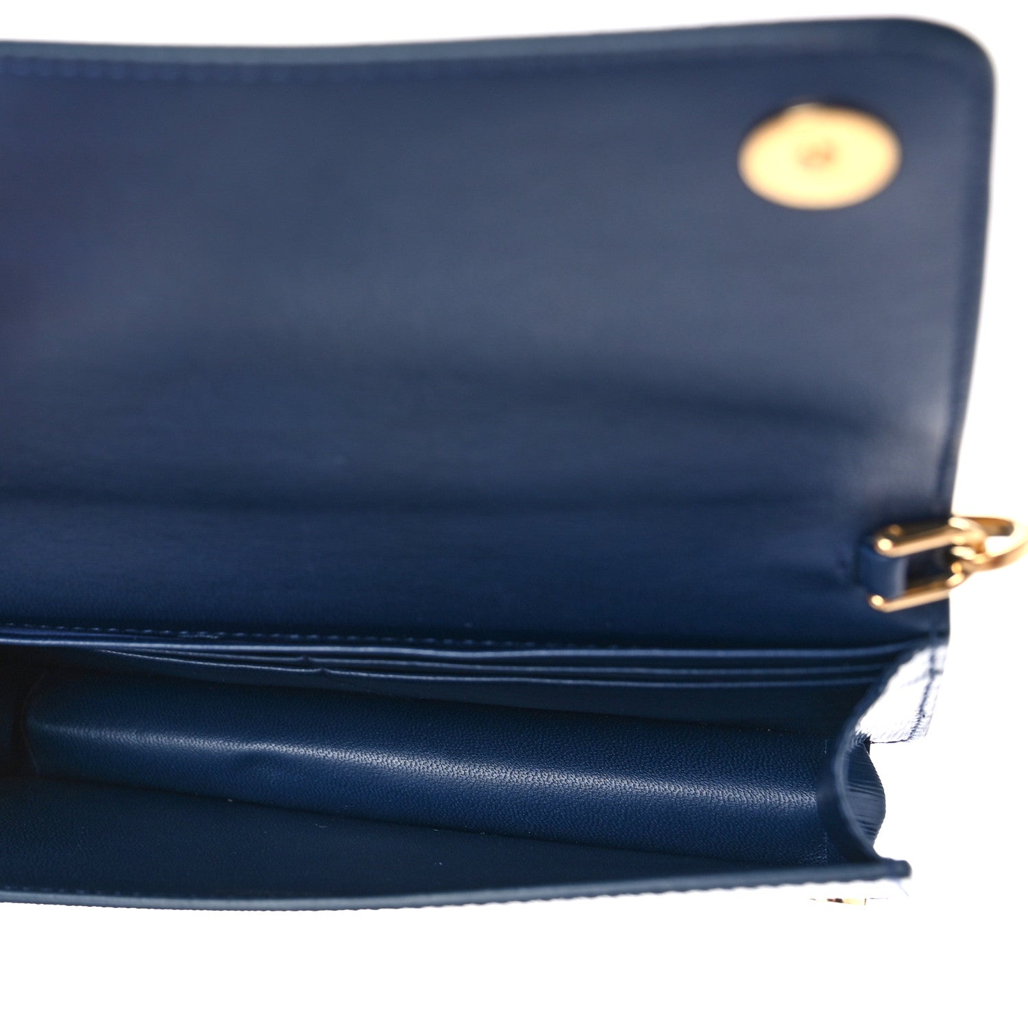 Prada Vitello Move Triangle Logo Miniborse Cobalto 5 of 8