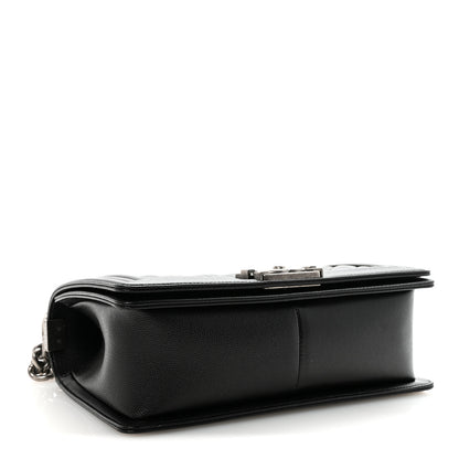 Chanel Caviar Quilted Medium Boy Flap Black 4 of 10