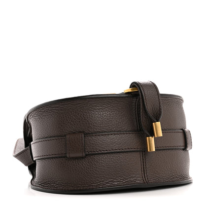 Chloe Calfskin Mini Marcie Round Crossbody Bag Nut 3 of 12
