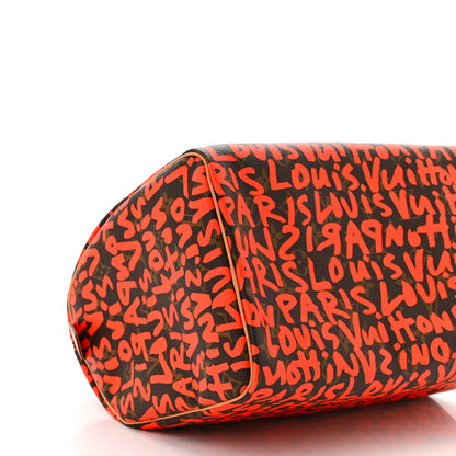 Louis Vuitton Monogram Graffiti Speedy 30 Orange 9 of 10