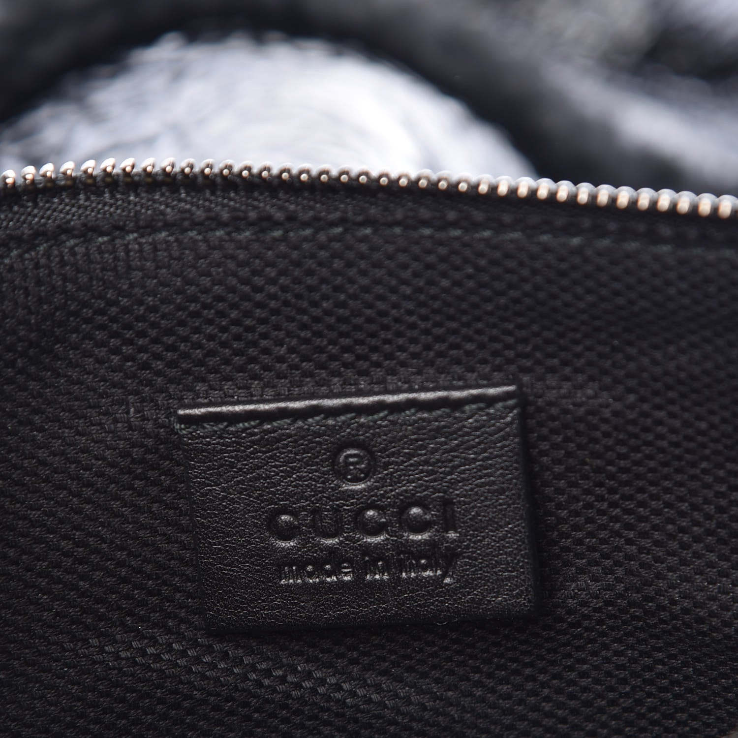 Gucci Patent Shearling Large Soho Chain Shoulder Bag Black 8 of 13