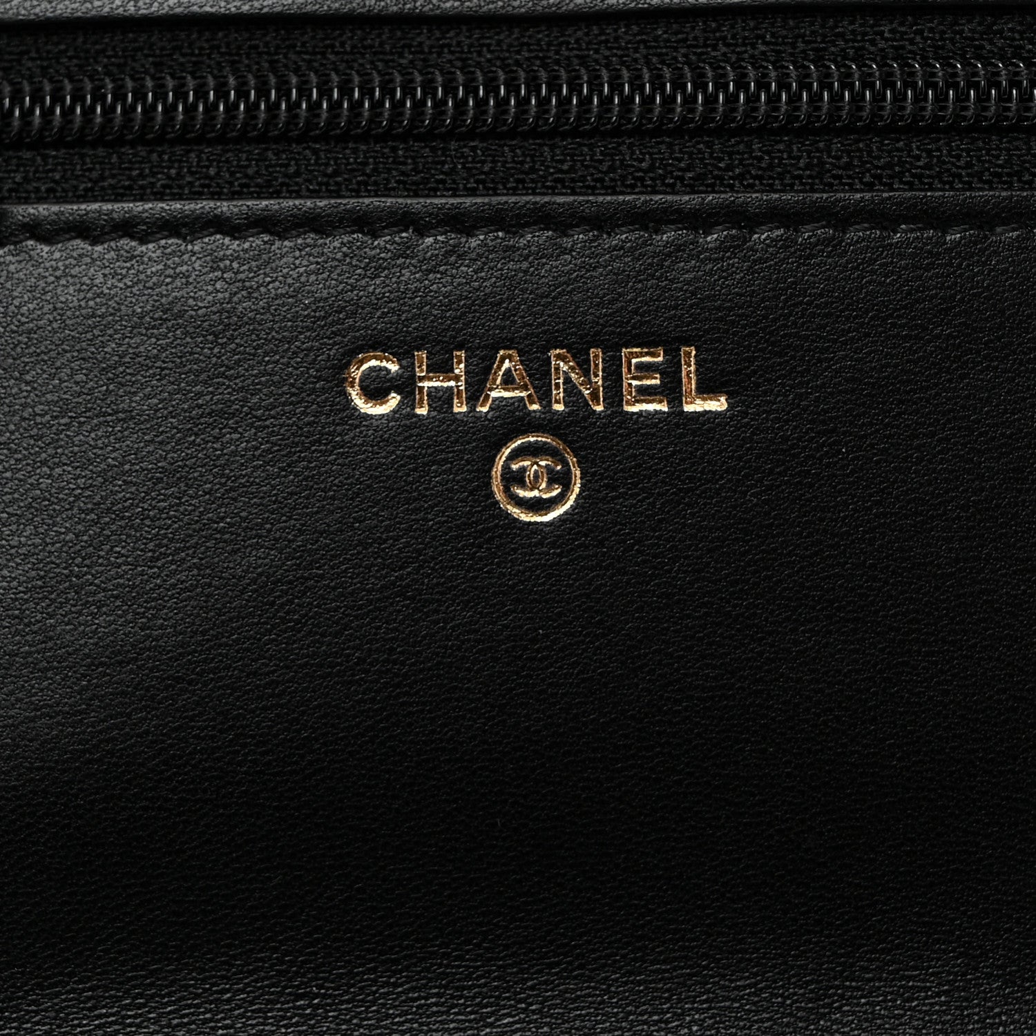Chanel Lambskin Quilted Trendy CC Wallet On Chain WOC Black 6 of 12