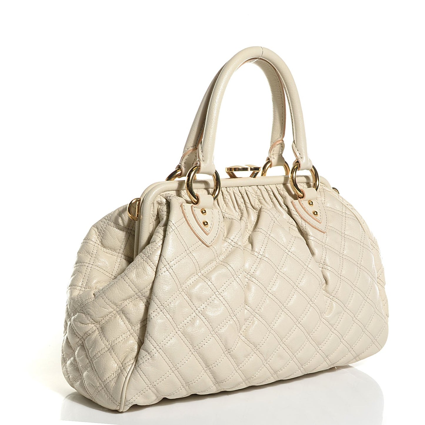 Calfskin Quilted Stam Milk