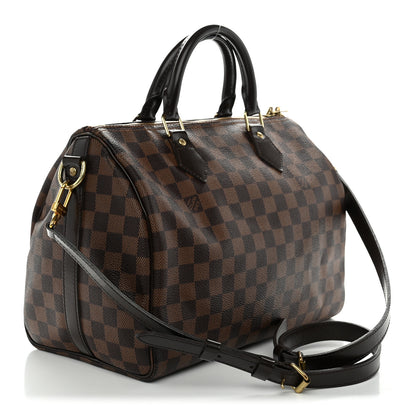 Louis Vuitton Damier Ebene Speedy Bandouliere 30 3 of 14