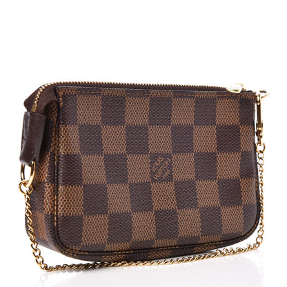 Louis Vuitton Damier Ebene Mini Pochette Accessories 3 of 7