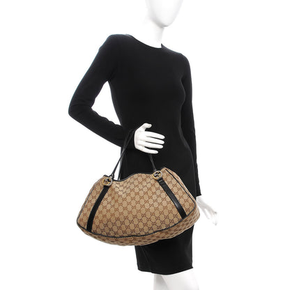 Gucci Monogram Medium GG Twins Shoulder Bag Brown 2 of 7