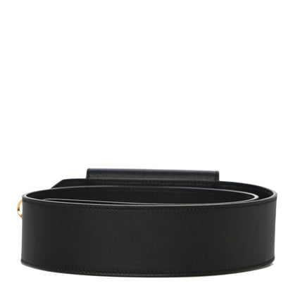 Hermes Swift Epsom Pocket Kelly Shoulder Strap Black 2 of 8