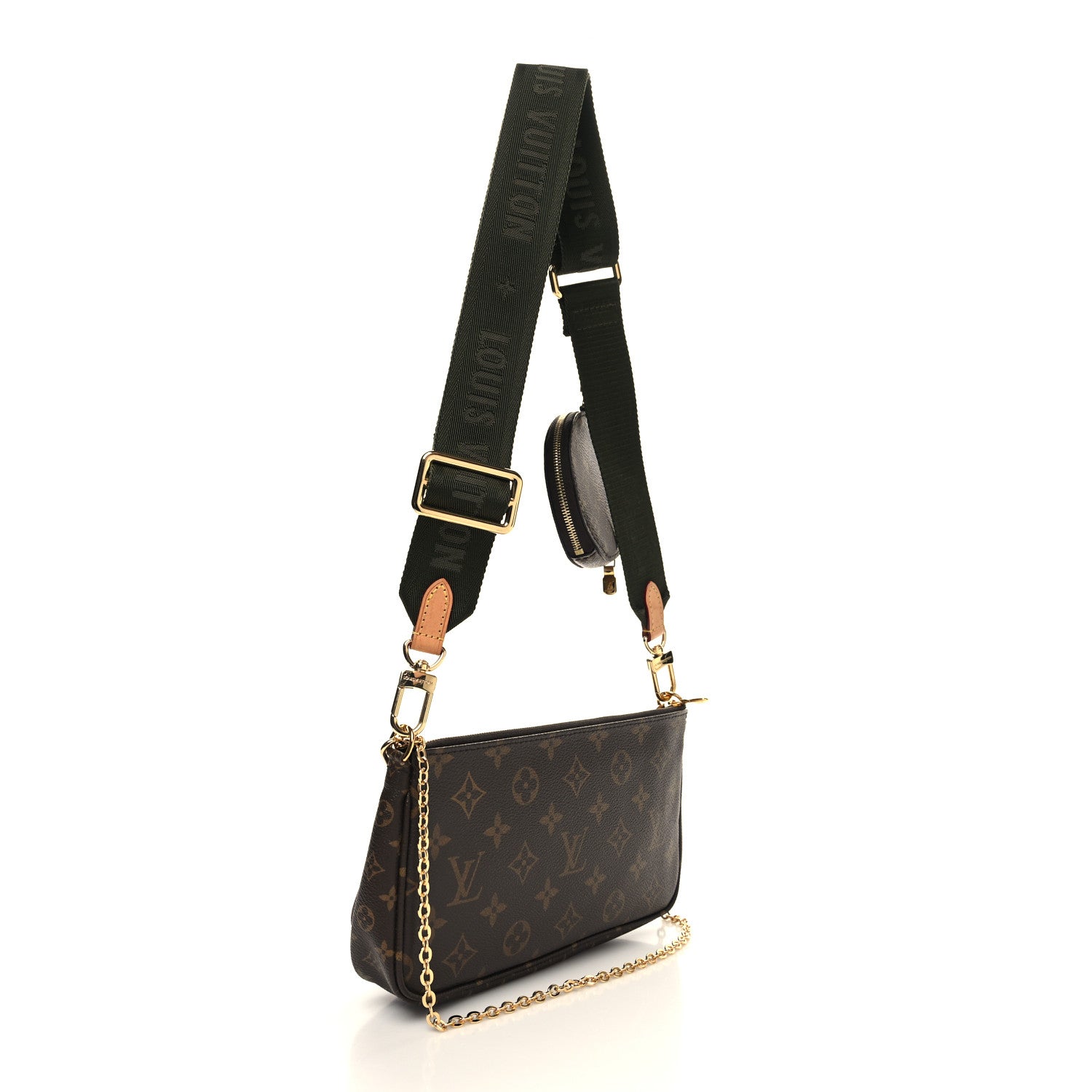 Louis Vuitton Monogram Multi Pochette Accessories Kaki 3 of 11