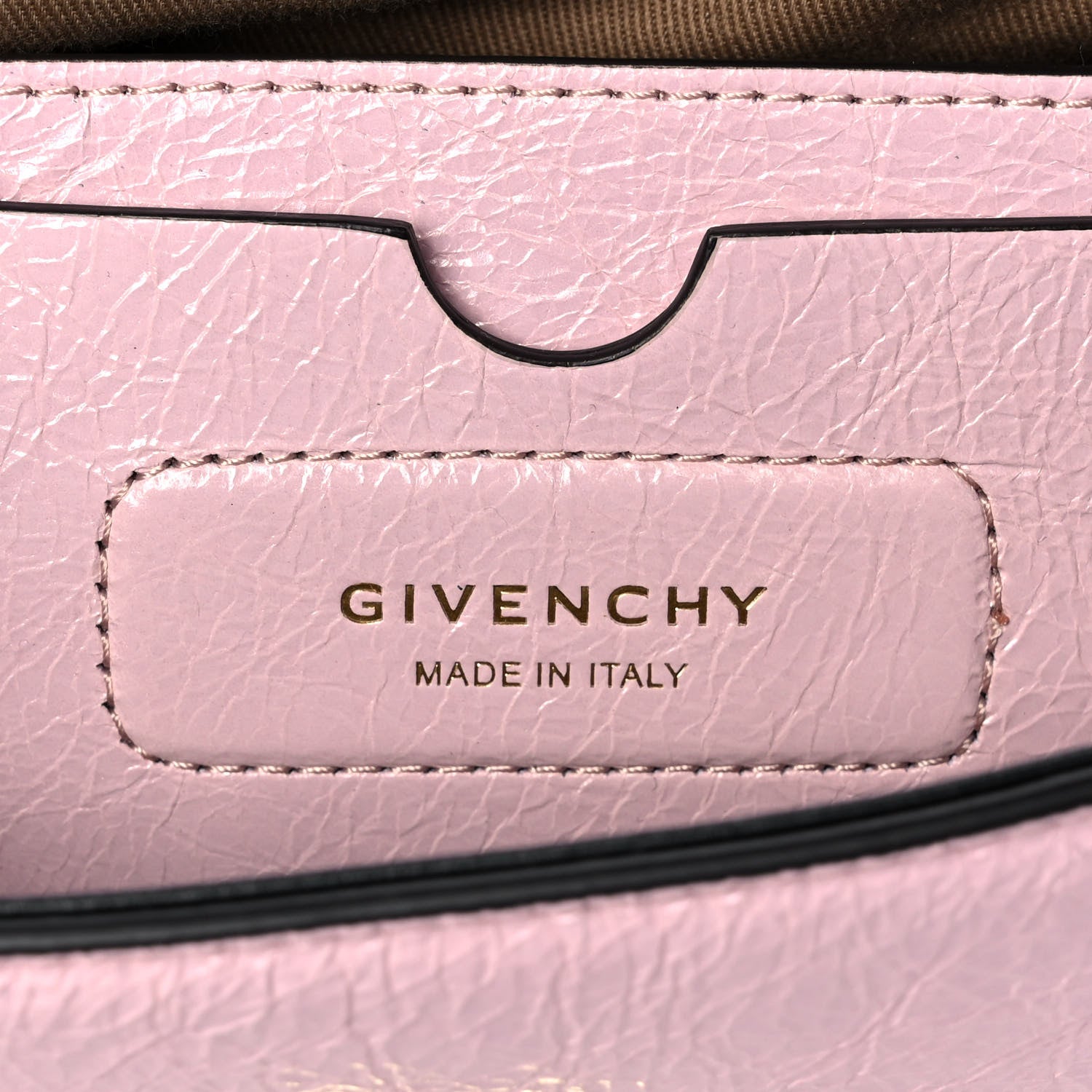 Givenchy Creased Patent Calfskin Small ID Flap Pink 6 of 9