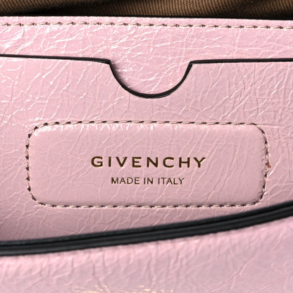 Givenchy Creased Patent Calfskin Small ID Flap Pink 6 of 9