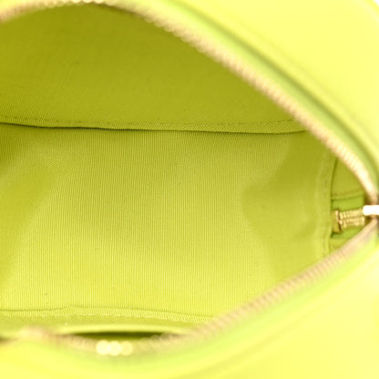 Chanel Lambskin Quilted Chanel 19 Round Clutch With Chain Yellow 4 of 8