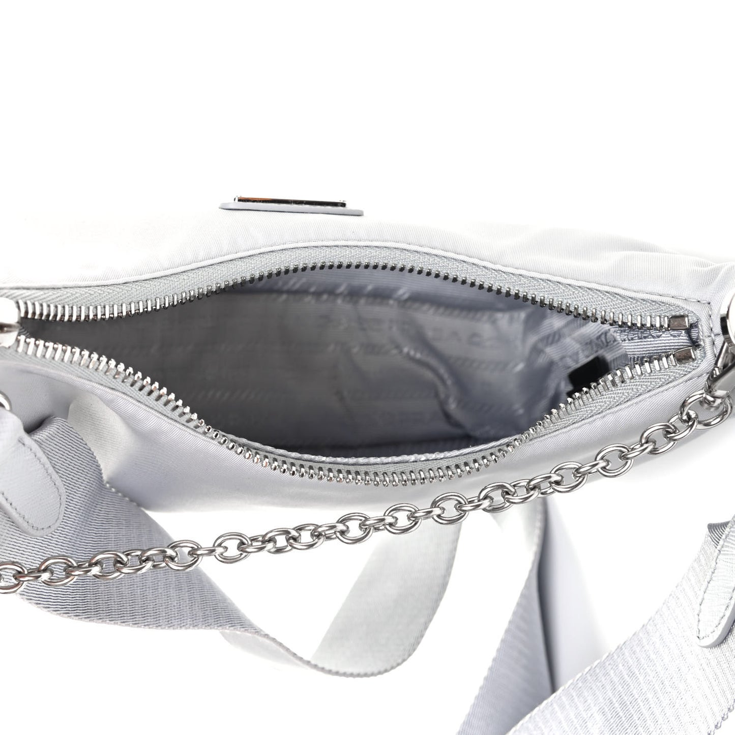 Re-Nylon Saffiano Re-Edition 2005 Shoulder Bag Fiordaliso