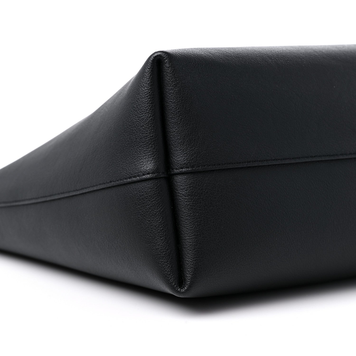 Saint Laurent Calfskin Large Shopping Tote Black 8 of 10
