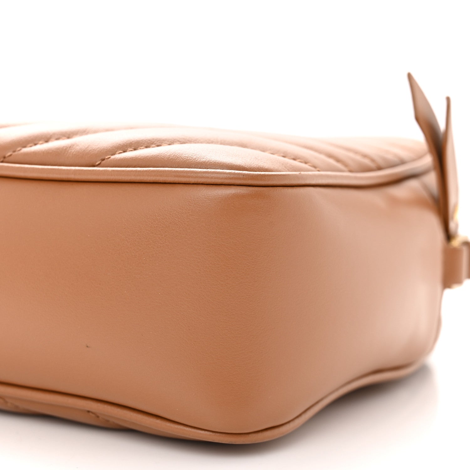Saint Laurent Calfskin Matelasse Monogram Lou Camera Bag Cinnamon 10 of 13