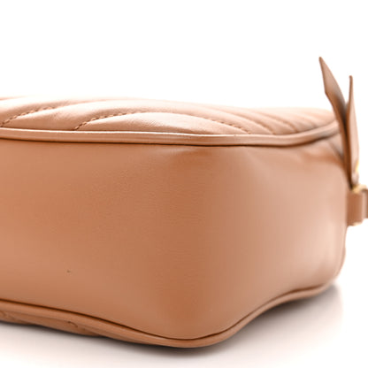 Saint Laurent Calfskin Matelasse Monogram Lou Camera Bag Cinnamon 10 of 13