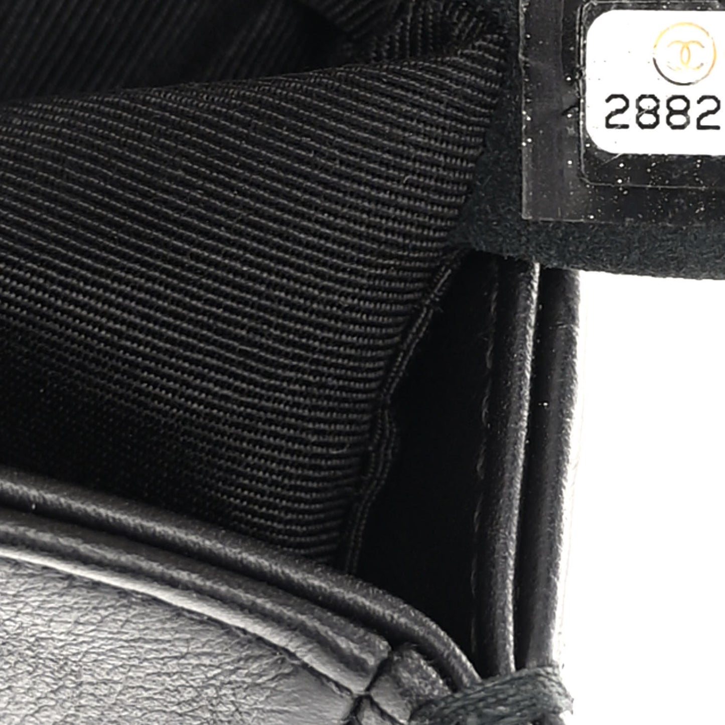 Calfskin Pearl Smal Chanel Pearls Boy Flap Black