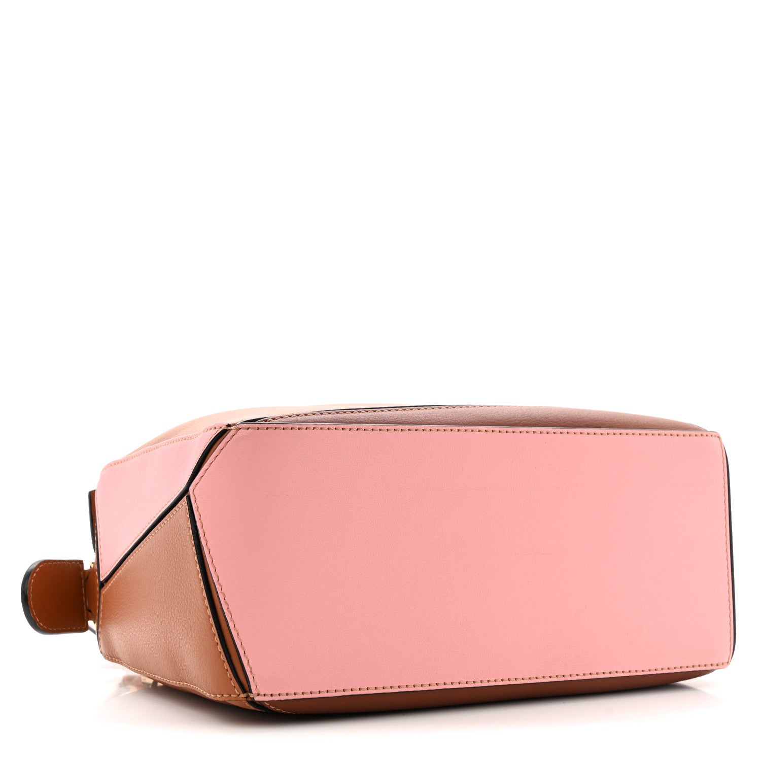 Loewe Calfskin Small Puzzle Bag Tan Medium Pink 4 of 13