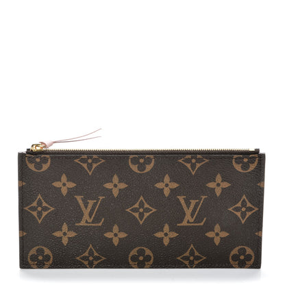 Louis Vuitton Monogram Felicie Chain Wallet Zippered Insert Rose Ballerine 1 of 6