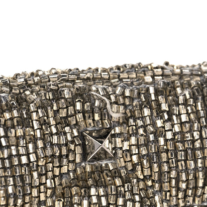 Valentino Garavani Beaded Micro Rockstud Spike It Shoulder Bag Silver 9 of 14