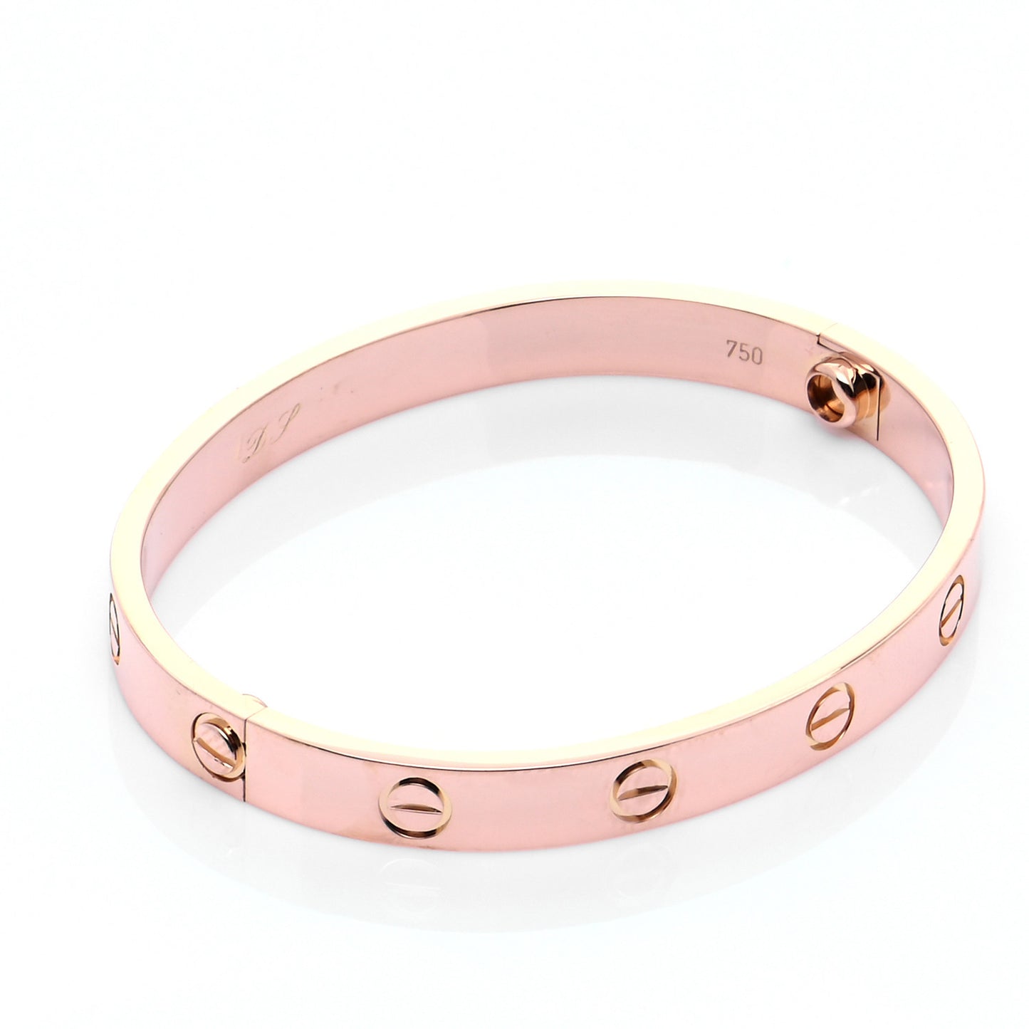 18K Pink Gold LOVE Bracelet 16