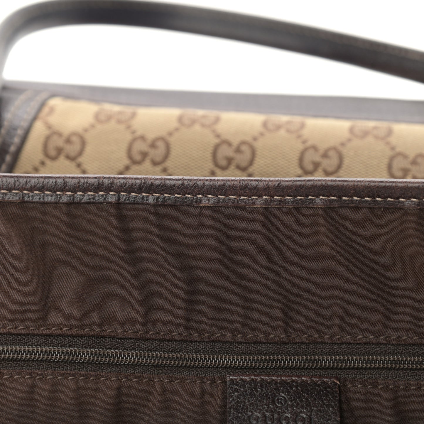 Monogram Large Princy Tote Dark Brown