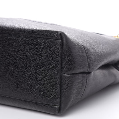 Chanel Caviar CC Shoulder Bag Black 10 of 12