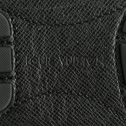 Louis Vuitton Taiga Mens Monte Carlo Car Shoe Moccasin Loafers 9 Black 7 of 10