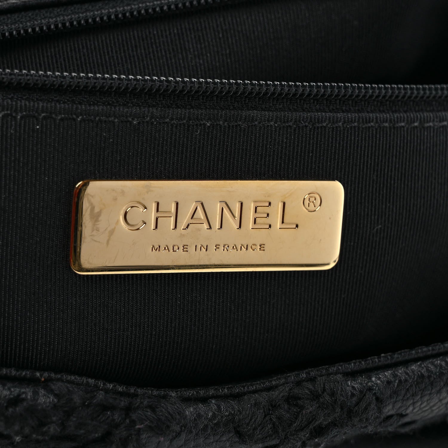 Chanel Calfskin Crochet Medium Chanel 19 Flap Black 5 of 9