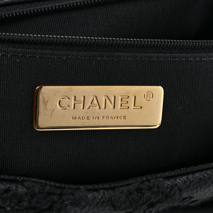 Chanel Calfskin Crochet Medium Chanel 19 Flap Black 5 of 9