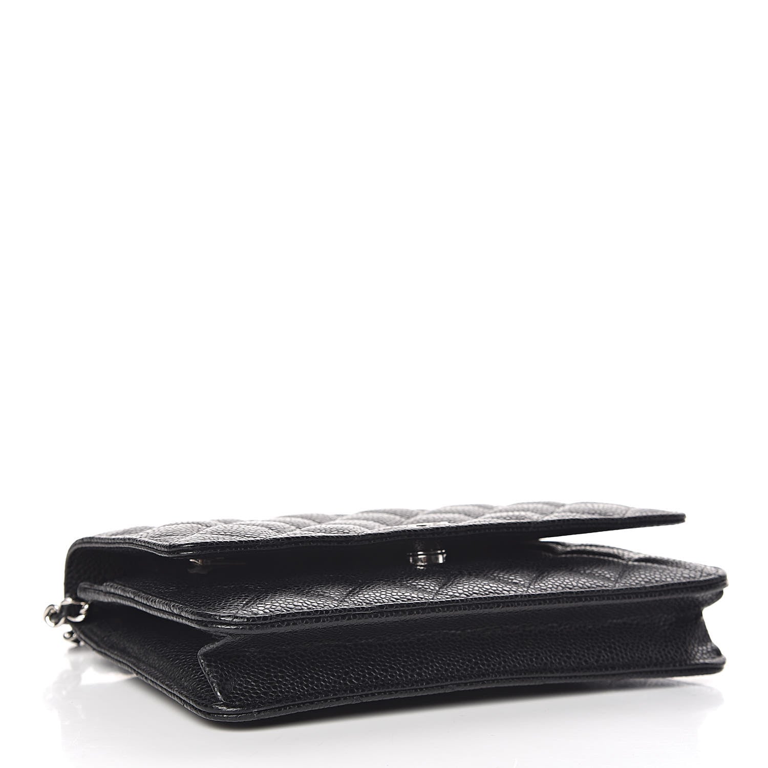 Chanel Caviar Quilted Wallet On Chain WOC Black 4 of 12